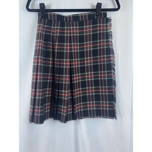 Vintage Made In USA‎ 100% Wool Women's Kilt Skirt Size 4